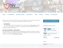 Tablet Screenshot of hiv-danmark.dk